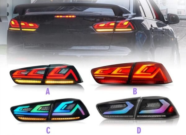 Mitsubishi Lancer EVO 2007-2017 LED taillights - Image 10