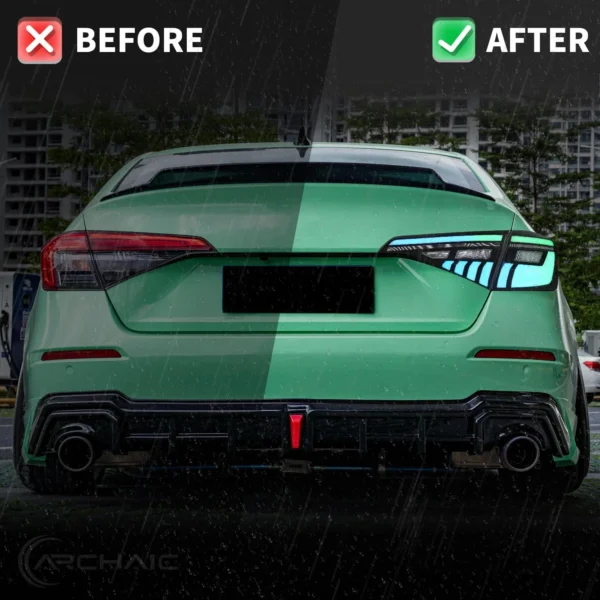 RGB Tail Lights for 11th Gen Honda Civic Sedan - Image 5