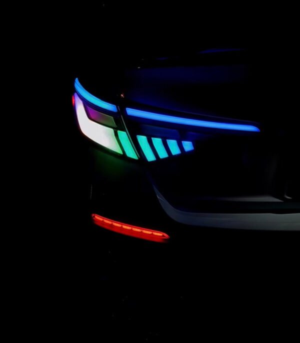 RGB Tail Lights for 11th Gen Honda Civic Sedan - Image 2